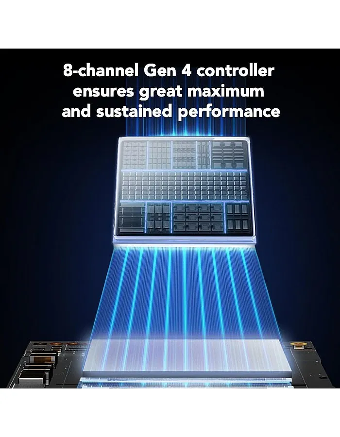 Lexar 1TB NQ780 SSD PCIe Gen4 NVMe M.2 2280 Internal Solid State Drive, Up to 6500/2500 MB/s Read/Write, Compatible with PS5, for Gamers and Creators (LNQ780X001T-RNNNU)