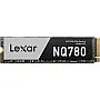 Lexar 1TB NQ780 SSD PCIe Gen4 NVMe M.2 2280 Internal Solid State Drive, Up to 6500/2500 MB/s Read/Write, Compatible with PS5, for Gamers and Creators (LNQ780X001T-RNNNU)