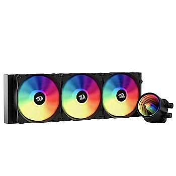 REDRAGON CCW-3014 360mm Liquid CPU Cooler with ARGB Lighting, Triple PWM Fans (Up to 2200 RPM), 78.5 CFM Airflow & Quiet Pump – High-Performance Cooling for Gaming & Workstations