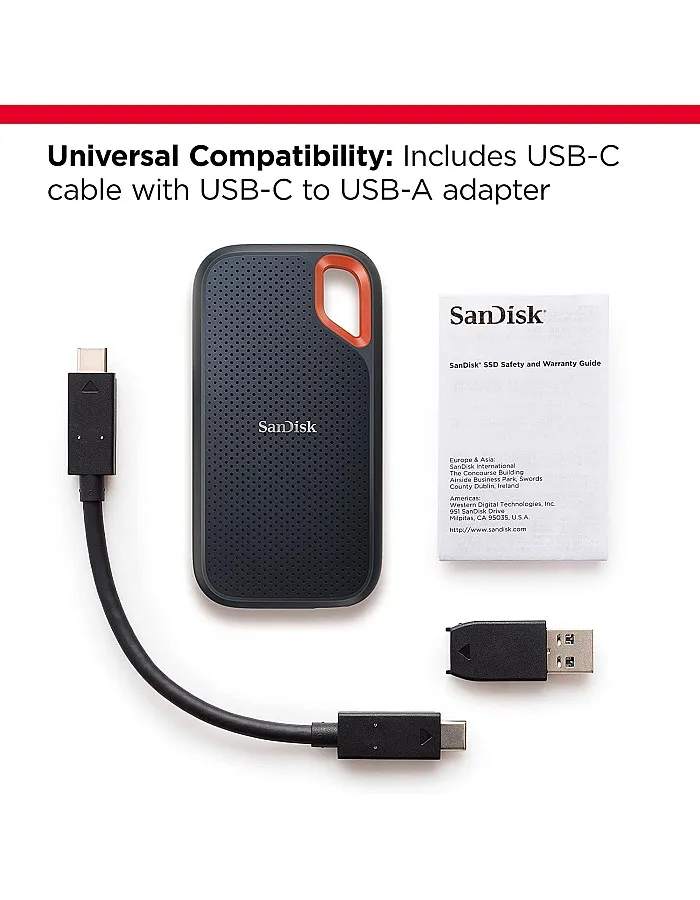 SanDisk Extreme Ext SSD 1050MB/s 1TB