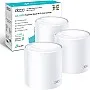 TP-Link Deco X20 AX1800 Whole Home Mesh Wi-Fi 6 System, AI-Driven Mesh, Up to 5,800 Sq ft Coverage, 1 GHz Quad-Core CPU, Compatible with Amazon Alexa, With TP-Link HomeShield's Kit, Pack of 3