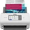 ماسح ضوئي احترافي لسطح المكتب من بروذر موديل ADS-4700W مع سرعات مسح سريع، دوبلكس، لاسلكي، مع شاشة لمس كبيرة