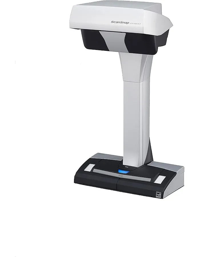 ScanSnap Ricoh PFU Document Scanner SV600 (Latest/A3 Contactless Model/Single Side Reading/Overhead Scanning/USB Connection/Document/Receipt/Business Card/Photo/Album/Book/Newspaper/Non-Destructive)