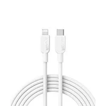 كابل من أنكر بطول 1.8 متر نوع USB-C إلى لايتنينج متوافق مع آيفون وآيباد وإيربودز