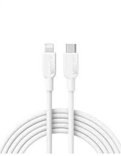 Anker A81A6 Braided USB-C to Lightning Cable, MFi Certified, 1.8m Fast Charge(6FT) combatiable with Lightning device, including a wide range of iPhones, iPads, and AirPods - White