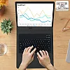 كيبورد مع حافظة لجهاز سامسونج جالكسي تاب S11 الترا 14.6 انش 2025 من سويوي، جراب خلفي من البولي يوريثين الحراري مع كيبورد QWERTZ قابل للازالة مغناط