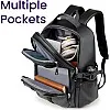 LEZOY Laptop Backpack With Large Storage Capacity & Multiple Pockets, Waterproof Durable Travel Backpack For Men & Women, For College, Business Or School.