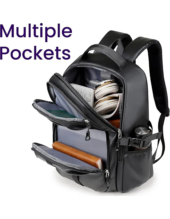 LEZOY Laptop Backpack With Large Storage Capacity & Multiple Pockets, Waterproof Durable Travel Backpack For Men & Women, For College, Business Or School.