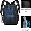 LEZOY Laptop Backpack With Large Storage Capacity & Multiple Pockets, Waterproof Durable Travel Backpack For Men & Women, For College, Business Or School.