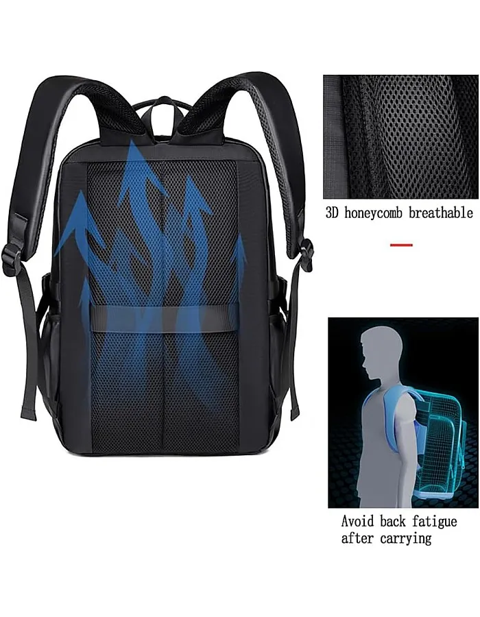 LEZOY Laptop Backpack With Large Storage Capacity & Multiple Pockets, Waterproof Durable Travel Backpack For Men & Women, For College, Business Or School.