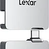 Lexar 1TB Professional Go Portable SSD w/Hub, Supports Apple ProRes, Up to 1050MB/s Read & 1000MB/s Write, USB 3.2 Gen 2, Rugged, Compatible with iPhone 15 Series, PC & Mac (LSL400S001T-RNSNU)