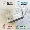 Lexar 1TB Professional Go Portable SSD w/Hub, Supports Apple ProRes, Up to 1050MB/s Read & 1000MB/s Write, USB 3.2 Gen 2, Rugged, Compatible with iPhone 15 Series, PC & Mac (LSL400S001T-RNSNU)