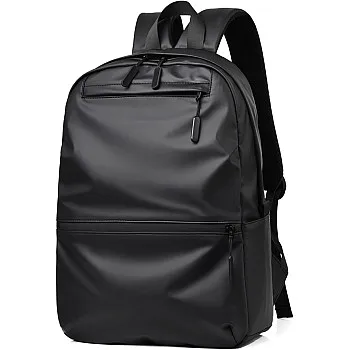 Qiccijoo Laptop Backpack for Men or Women, Water Resistant Travel Backpacks,Fashion Slim Durable College School Backpacks Fits 15.6 Inch Laptop Business Travel Anti Theft Bookbag Gift(Black)