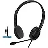 RAPOO H102 (USB Stereo Headphone | Wired | Dual Port | Black)