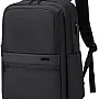 Rahala 22L Laptop Backpack for Travel & Business, Water-Resistant Carry-On Bag with USB Charging Port – Fits 15.6” Laptop – Black (RAL503)