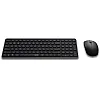 Rapoo 9320M Bluetooth 4.0, 5.0 + 2.4G Wireless Multi-Mode Keyboard Mouse Combo, Aluminum Base, 2400 DPI, 10M Range, Compact Dark Grey