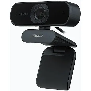 Rapoo C260 USB Black Full HD Webcam, 1080p 30hz, 360 Horizontal, 95 Super Wide-Angle