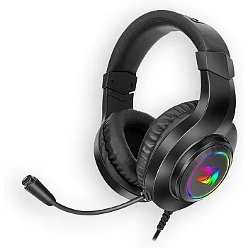 Redragon Hylas H260 RGB Gaming Headphones - Gaming Headphones with Stereo Sound - Large Earpads - Compatibility Xbox One, Nintendo Switch, PS4/5, Mac, PC or Laptop