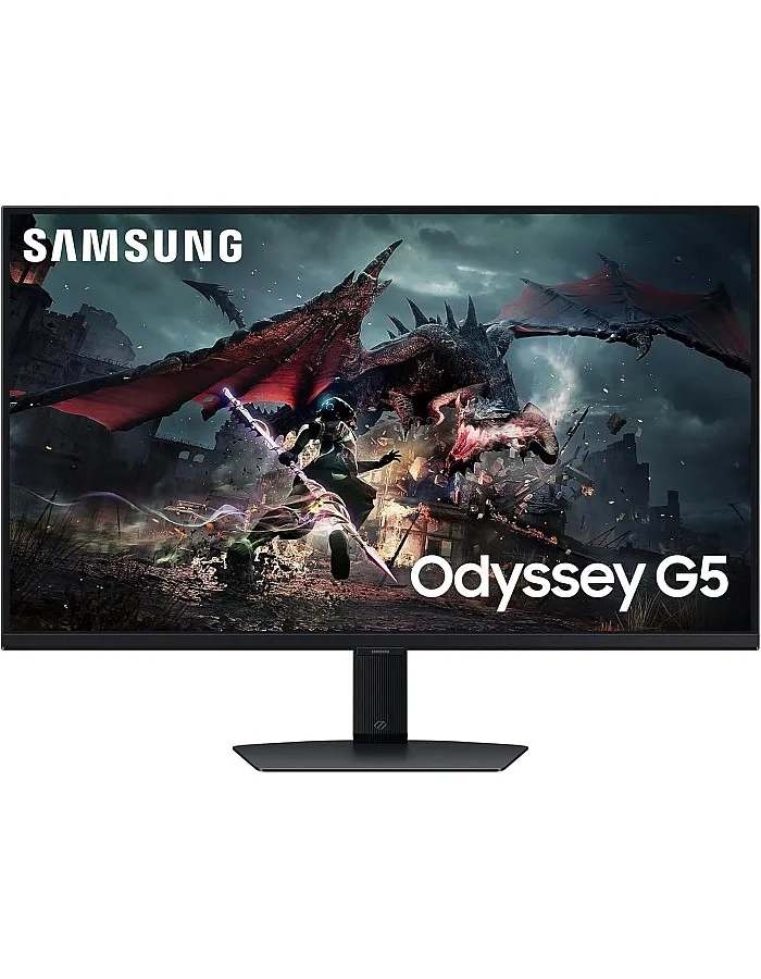 شاشة كمبيوتر العاب سامسونج اوديسي G50D، لوحة IPS سريعة 27 انش، 2K QHD (2560 × 1440)، معدل تحديث 180Hz ووقت استجابة 1 مللي ثانية (GTG)، AMD فري سينك، متوافقة م