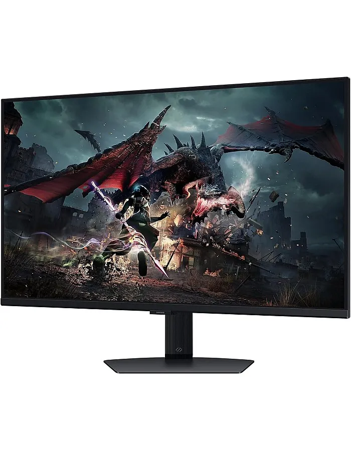 شاشة كمبيوتر العاب سامسونج اوديسي G50D، لوحة IPS سريعة 27 انش، 2K QHD (2560 × 1440)، معدل تحديث 180Hz ووقت استجابة 1 مللي ثانية (GTG)، AMD فري سينك، متوافقة م