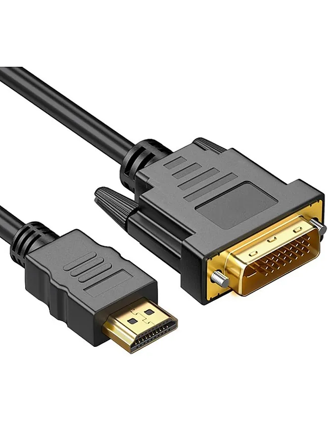 Mepsies HDMI to DVI Adapter Cable 1.5m, HDMI A to DVI-D (24+1) Bi-Directional 1080P Full HD Cable Compatible with PC, Raspberry Pi, TV Box, Monitor, Projector, Xbox, PS3/4/5 and More