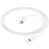 كابل شحن سريع ونقل بيانات ماجيك من السيليكون 20 وات 1 متر USB-C إلى لايتنينج متوافق مع آبل آيفون واي باد وايربودز هوكو أبيض X87