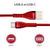 كابل USB-A الى USB-C عالي الجودة خالي من التشابك قابل للانعكاس للشحن ونقل البيانات بسرعة فائقة لجميع الاجهزة المدعومة بمنفذ وVigoray-C بروميت - 2 ا