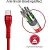 كابل USB-A الى USB-C عالي الجودة خالي من التشابك قابل للانعكاس للشحن ونقل البيانات بسرعة فائقة لجميع الاجهزة المدعومة بمنفذ وVigoray-C بروميت - 2 ا