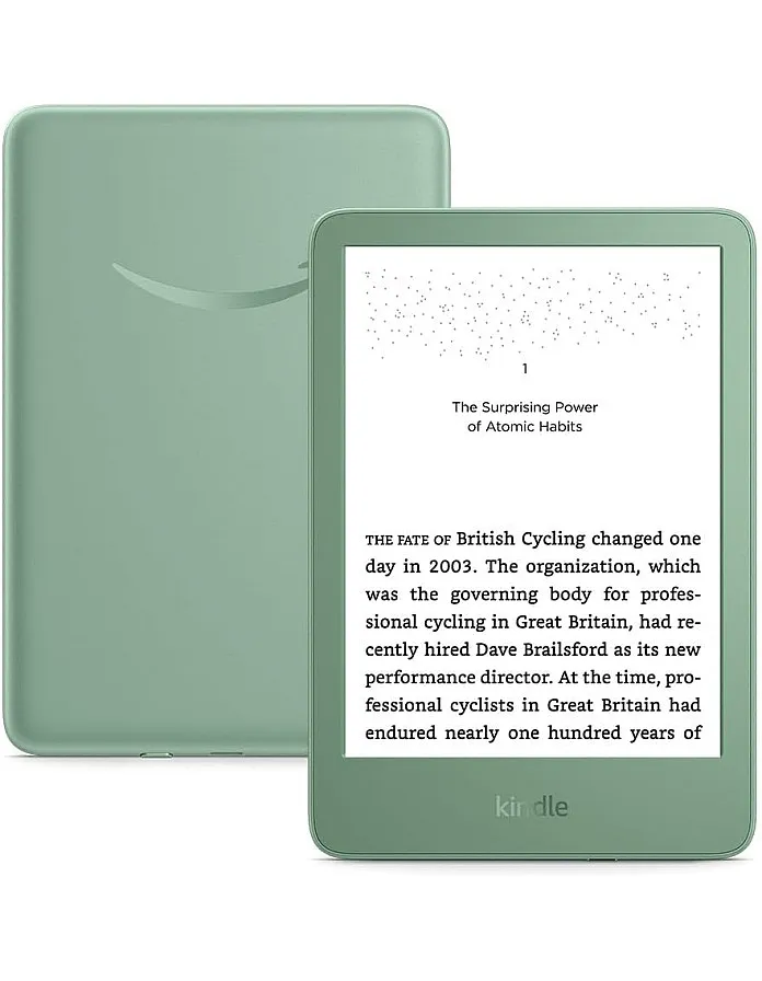 Amazon Kindle (16 GB) - Lightest and most compact Kindle, with glare-free display, faster page turns, adjustable front light, and long battery life - Matcha