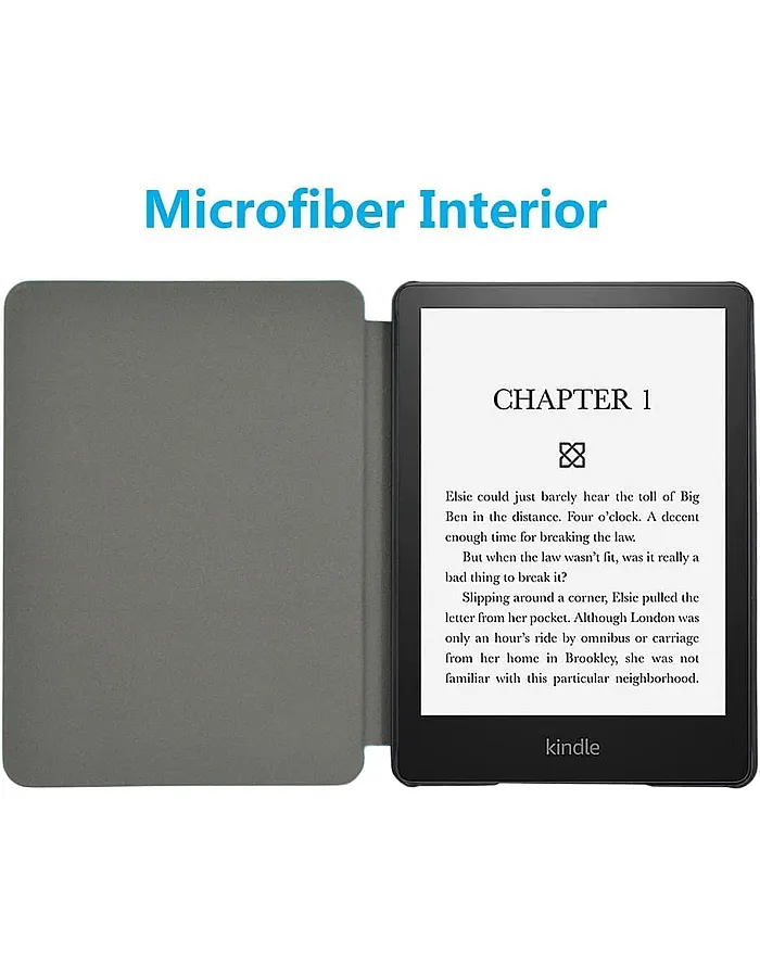 EcoSystem Slimshell Case Cover for All-New Kindle Paperwhite (11th Generation-2021, 6.8 inch) or Kindle Paperwhite Signature Edition, Smart Shell Cover with Auto Sleep/Wake, (Galaxy)