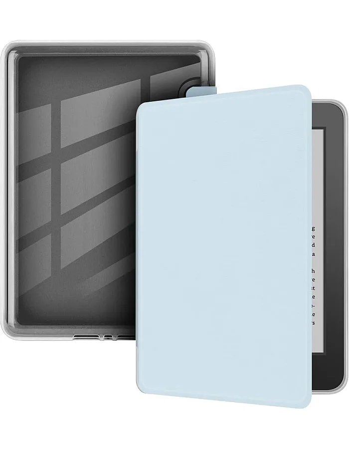 Fekra Case for 6.8" Kindle Paperwhite (11th Generation-2021 Release), Ultra Clear Soft Flexible Transparent TPU Back Cover with Auto Sleep/Wake for Kindle Paperwhite (Model NO. M2L3EK)