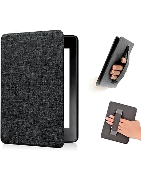 حافظة فاخرة من الجلد الصناعي لجهاز Kindle Paperwhite الجيل 11 واصدار Kindle Paperwhite المميز (6.8 انش، اصدار 2021) - غطاء مع خاصية التنبيه/السكون التلقائي (اسو