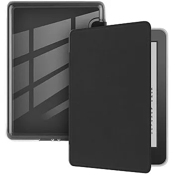 حافظة فاخرة من جلد البولي يوريثين لجهاز Kindle Paperwhite الجيل 11 واصدار Kindle Paperwhite المميز (6.8 انش، اصدار 2021) - غطاء مع خاصية التنبيه/السكون التلقائ