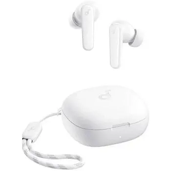 Anker Soundcore R50i White True Wireless (TWS) Earbuds 10mm Drivers with Big Bass, Bluetooth 5.3, 30H Playtime, IPX5-Water Resistant, AI Clear Calls with 2 Mics, 22 Preset EQs via App