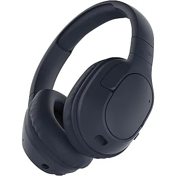 Belkin SoundForm Surround Bluetooth Over-Ear Headphones, Environmental Noise Cancelling Headphones, Wireless with 60H Playtime and Soft Ear Cups for iPhone, Galaxy, iPad, Travel, Home or Office, Blue