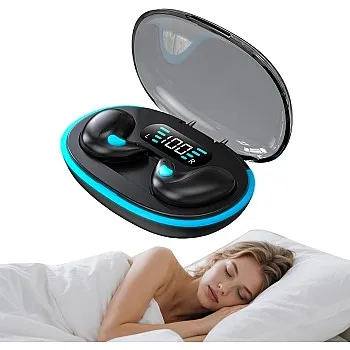 Bluetooth Invisible Sleep Earbuds Wireless Small Sleeping Headphones Noise Cancelling Flat Earphones for Side Sleeping Sleepers Waterproof Hidden Ear Buds for iPhone Android Audiobooks Work Sports