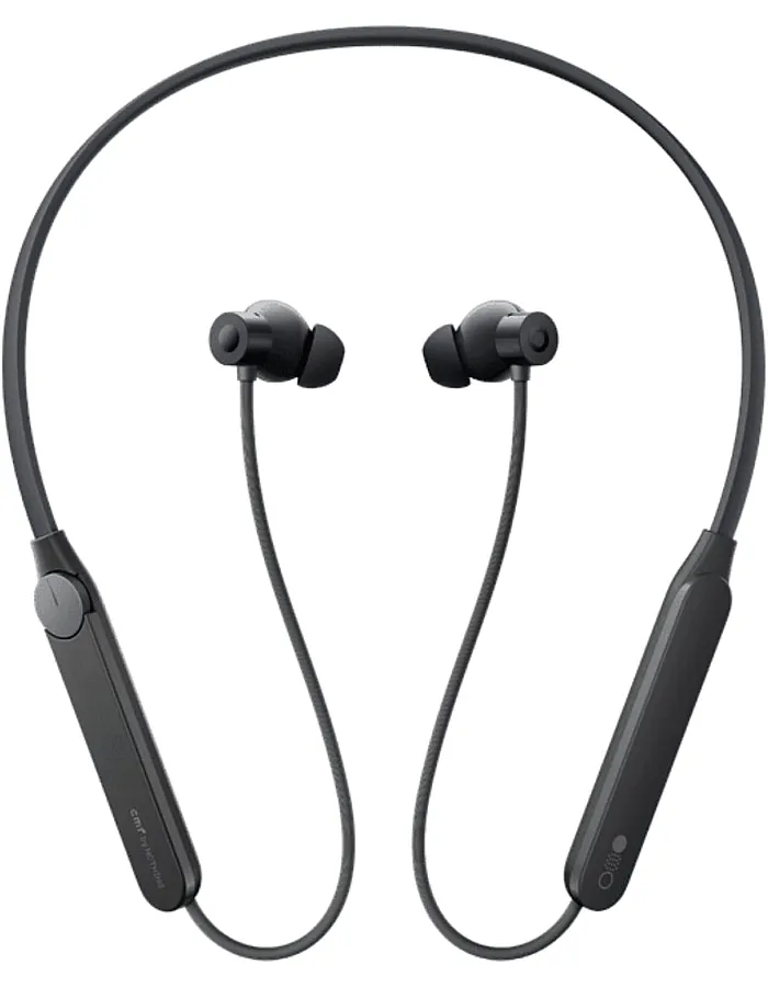 CMF BY NOTHING Neckband Pro 50Db Active Noise Cancellation, Smart Dial Design, 37 Hours Playtime Bluetooth In ear Headset (Dark Grey)