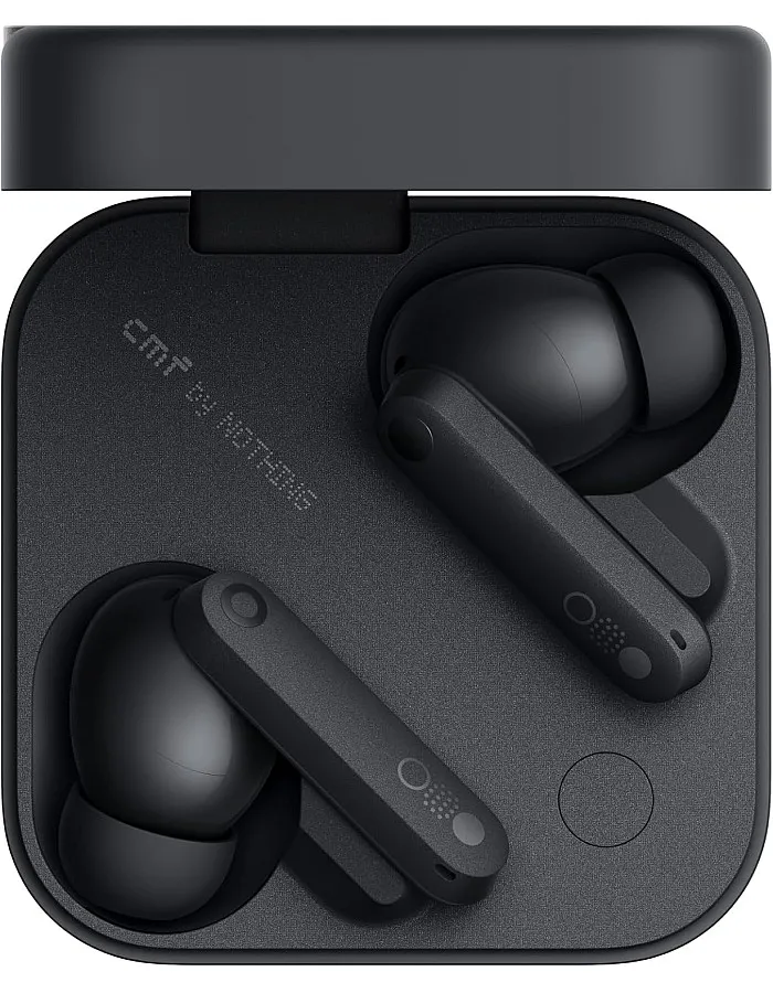 CMF by Nothing Buds Pro 2 Wireless Earbuds with Hi-Fi Sound, 50 dB Active Noise Cancellation, 6 HD Microphones, Space Audio Effect, 2025 - Dark Grey