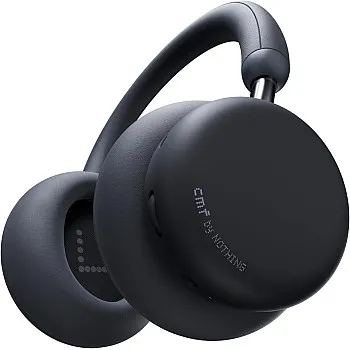 CMF by Nothing Headphone Pro Active Noise Canceling Wireless Headphones Bluetooth 5.4 Over The Ear Headset, 50H ANC Playtime, Bass&Treble Slider, Custom EQ&Spatial Audio, Hi-Res LDAC, Dark Grey