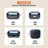 Fekra Compatible with Anker Soundcore R50i NC/Anker P30i Case Cover, Soft Silicone Shockproof Protective Case Wireless Earbuds with Carabiner, Front LED Visible (Clear)