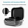 Fekra Compatible with Anker Soundcore R50i NC/Anker P30i Case Cover, Soft Silicone Shockproof Protective Case Wireless Earbuds with Carabiner, Front LED Visible (Clear)
