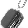 Fekra Compatible with Anker Soundcore R50i NC/Anker P30i Case Cover, Soft Silicone Shockproof Protective Case Wireless Earbuds with Carabiner, Front LED Visible (Clear)