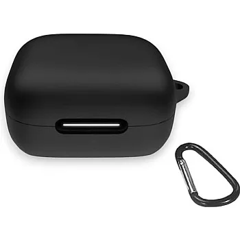 Generic Case Cover Silicone R50i, P25i, P20i Case Dust Proof Cover Earphone With Keychain for AirPods Compatible with Anker AirPods (black)