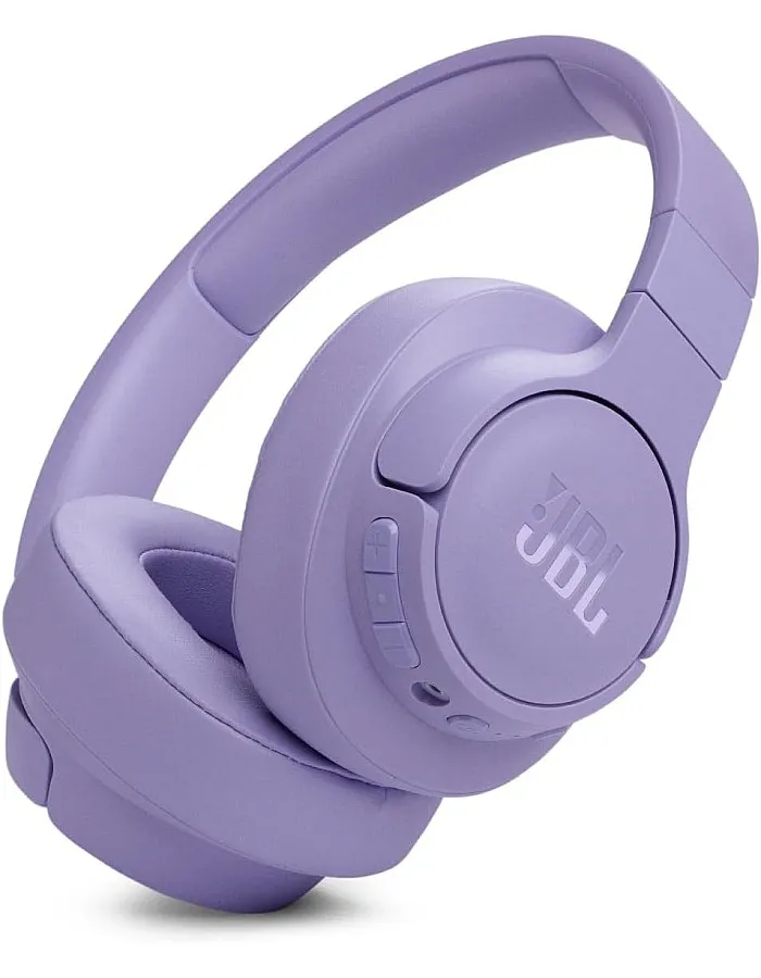 JBL TUNE 770NC Wireless Over-Ear Hybrid Noise Cancelling Headphones with App Support Multipoint 40mm Driver (Purple)