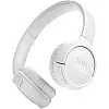 JBL Tune 520BT Wireless On-Ear Headphones, Pure Bass Sound, 57H Battery with Speed Charge, Hands-Free Call Voice Aware, Multi-Point Connection, Lightweight and Foldable - White | 1 year local warranty