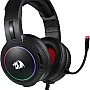 Redragon H270 RGB Gaming Headset with Microphone, Wired, Compatible with Xbox One, Nintendo Switch, PS4, PS5, PC, Laptops and Nintendo Switch (Black)