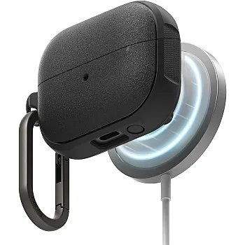 Ringke Onyx Magnetic [Compatible with MagSafe] Designed for Samsung Galaxy Buds 3 Pro Case and Galaxy Buds 3 Case, Prevents Oily Smudges Feels Good in The Hand Non-Slip Cover - Black