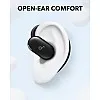 Soundcore V20i by Anker Open-Ear Headphones, Adjustable Ear Hooks, Ultra-Comfort, Snug Fit, Powerful Sound, Clear Calls, LED Lights, 36H Playtime, Bluetooth 5.4 Earbuds, Black - 18 Months Warranty