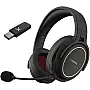 XIBERIA G01 PRO Wireless Gaming Headset for PC, PS5, PS4, with Noise Cancelling Microphone Gaming Headphones for Laptop, MAC, with LED Light