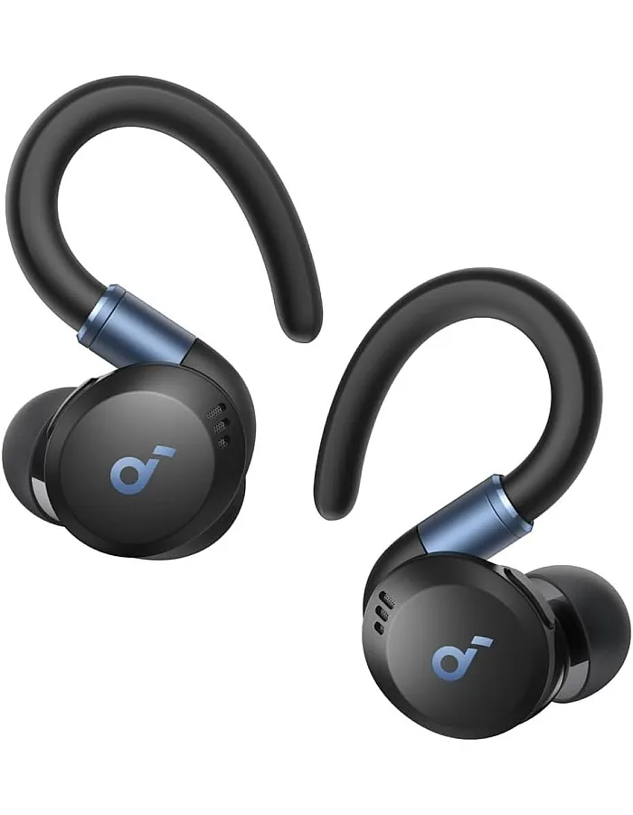 soundcore Sport X20 by Anker, True-Wireless Workout Earbuds, Rotatable and Extendable Ear Hooks, Noise Cancelling, Deep Bass, IP68 Waterproof, Sweatproof, Dustproof, 48H Play, Sport Earbuds